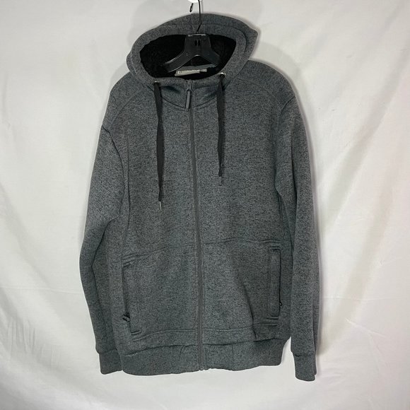 Mountain Warehouse Nevis II Men's Fur Lined Hoodie - Picture 2 of 5